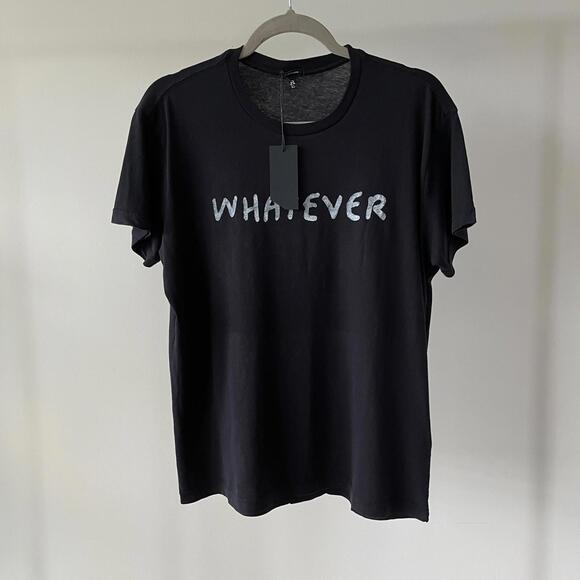 NWT~R13 "Whatever" Tshirt Unisex 95% cotton 5% cashmere Size M - Picture 1 of 6